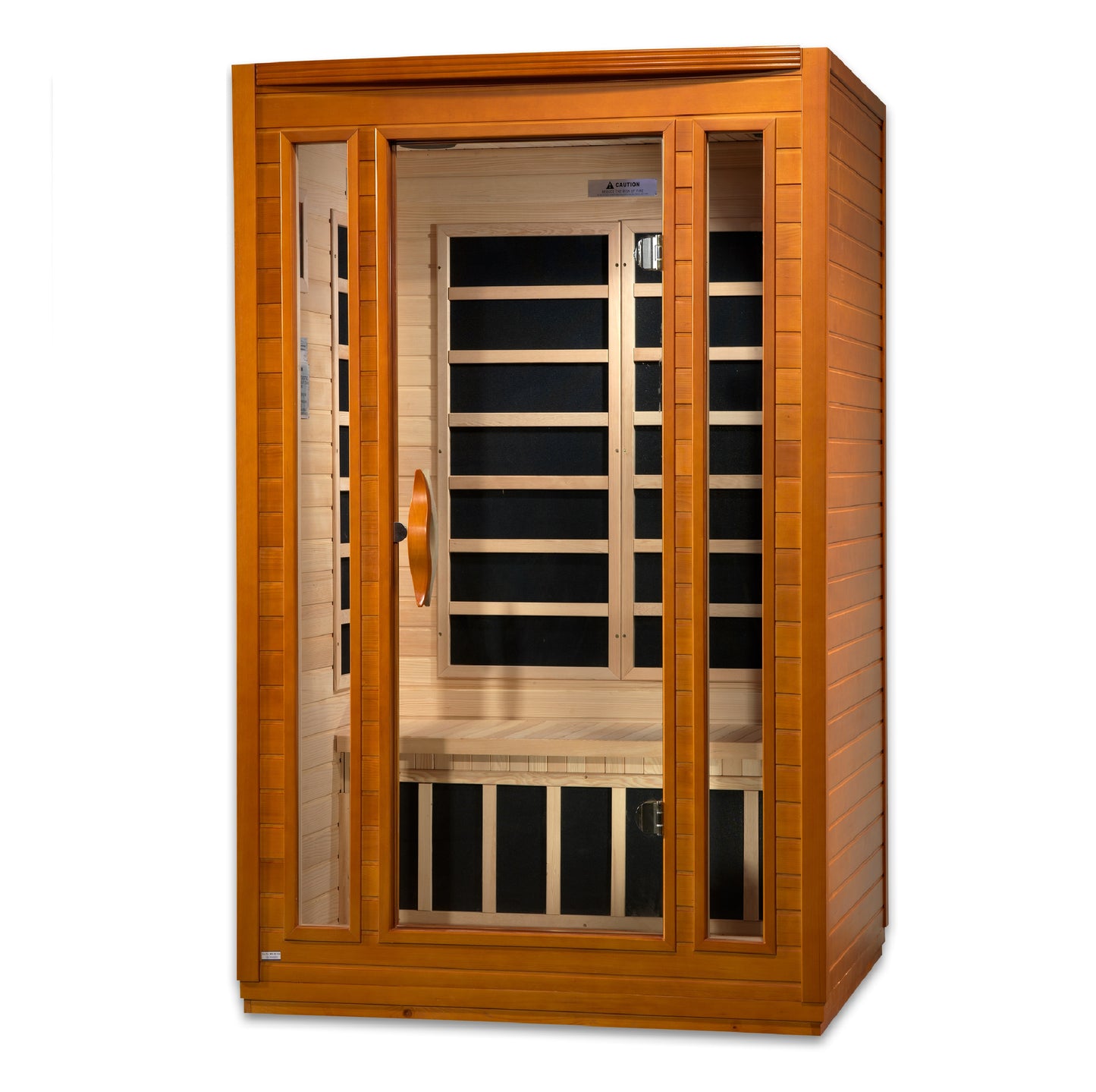 Dynamic San Marino 2-person Low EMF (Between 5-10MG) FAR Infrared Sauna (Canadian Hemlock) DYN-6206-01
