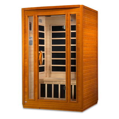 Dynamic San Marino Elite 2-person Ultra Low EMF (Between 3-5MG) FAR Infrared Sauna (Canadian Hemlock)
DYN-6206-01 Elite