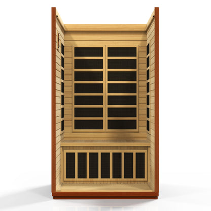 Dynamic San Marino Elite 2-person Ultra Low EMF (Between 3-5MG) FAR Infrared Sauna (Canadian Hemlock)
DYN-6206-01 Elite