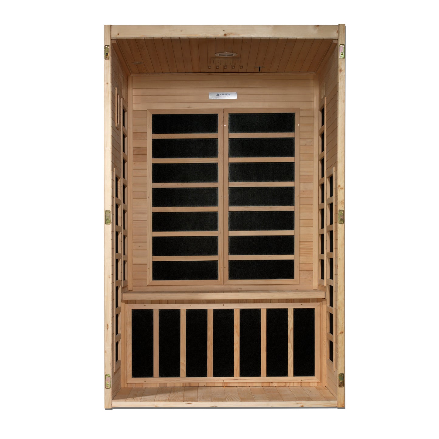 Dynamic Santiago 2-person Low EMF (Between 5-10MG) FAR Infrared Sauna (Canadian Hemlock) DYN-6209-01
