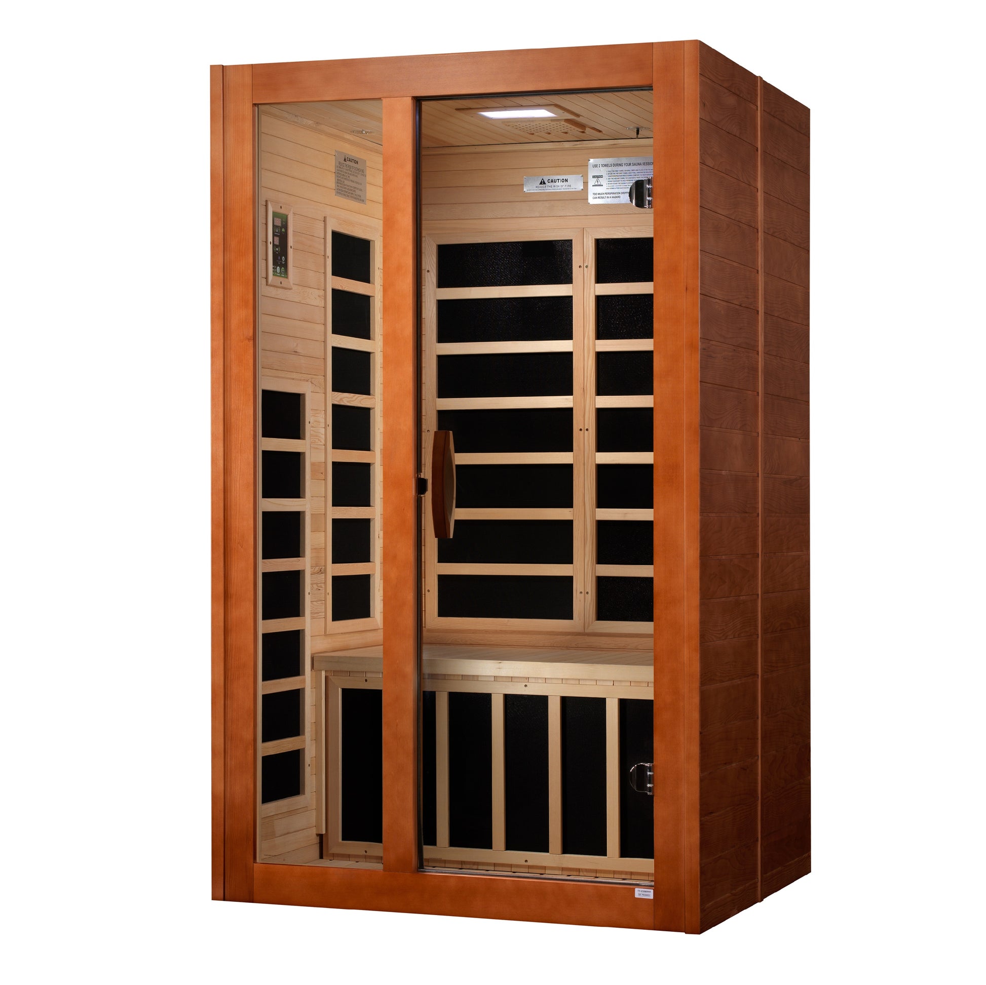 Dynamic Santiago Elite 2-person Ultra Low EMF (Between 3-5MG) FAR Infrared Sauna (Canadian Hemlock)
DYN-6209-02 Elite