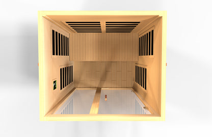 Dynamic Santiago Elite 2-person Ultra Low EMF (Between 3-5MG) FAR Infrared Sauna (Canadian Hemlock)
DYN-6209-02 Elite
