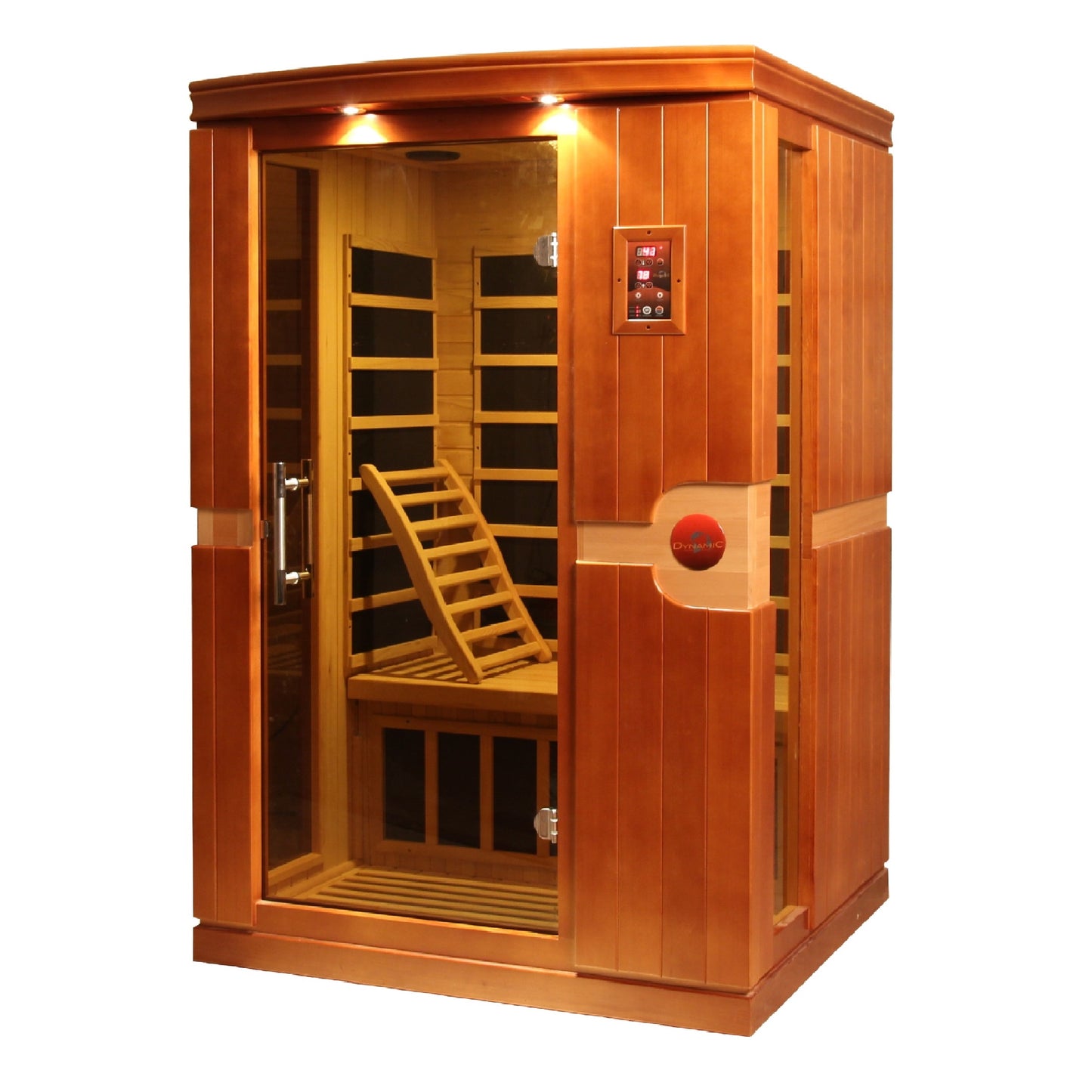 Dynamic Venice 2-person Low EMF (Between 5-10MG) FAR Infrared Sauna (Canadian Hemlock) DYN-6210-01
