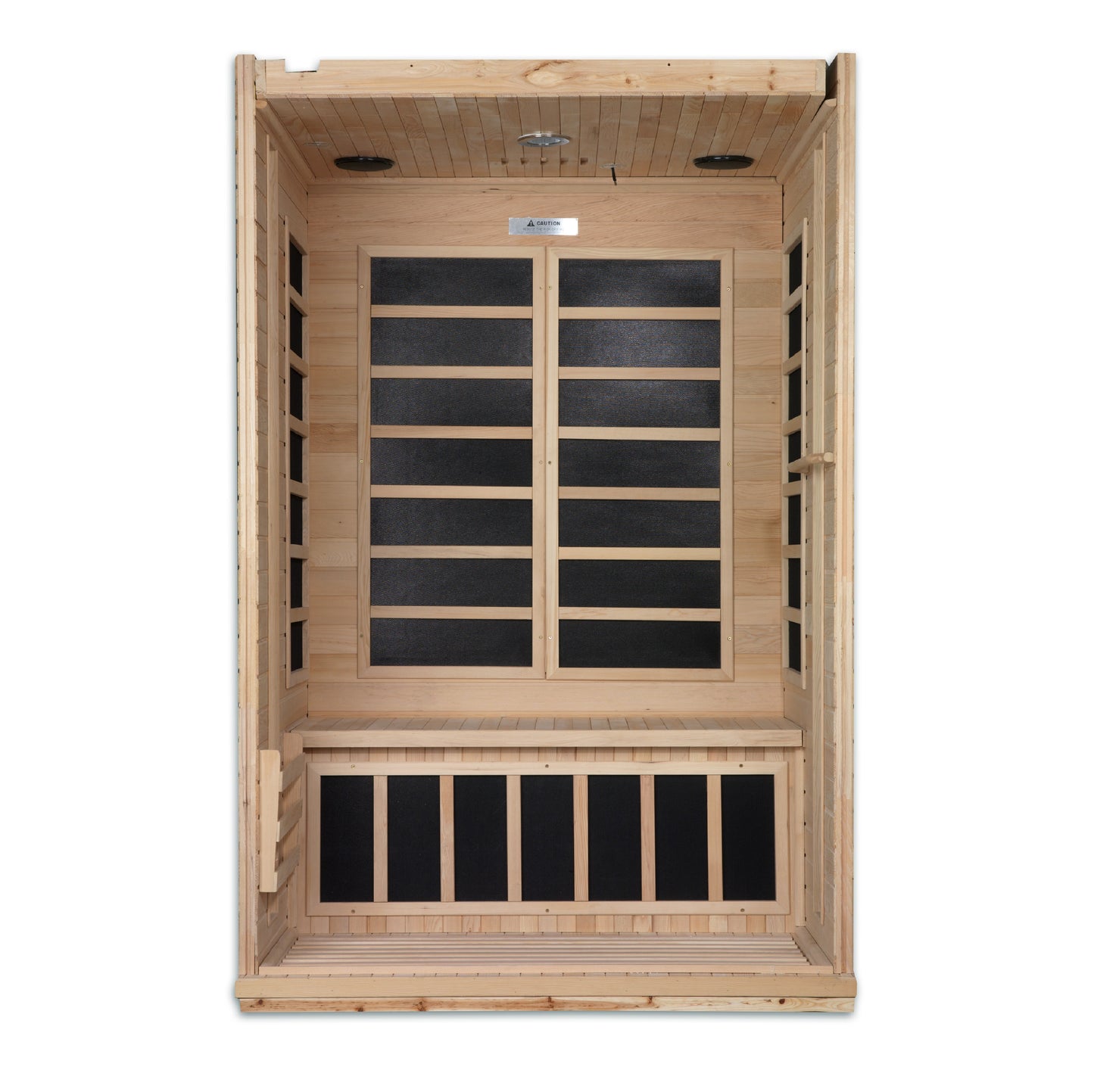 Dynamic Venice 2-person Low EMF (Between 5-10MG) FAR Infrared Sauna (Canadian Hemlock) DYN-6210-01