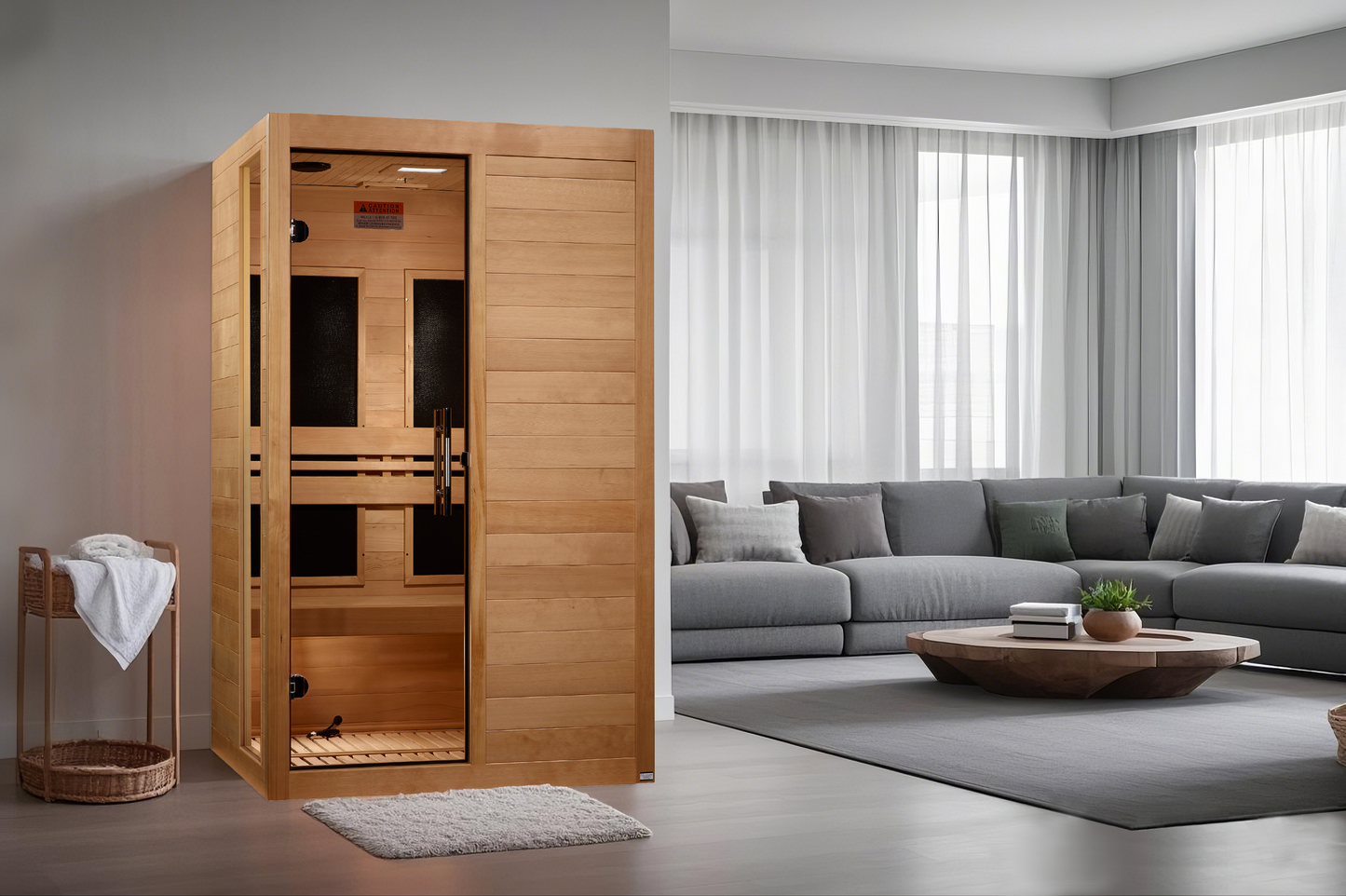 Dynamic Lucca Elite 2-person Ultra Low EMF (Between 3-5MG) FAR Infrared Sauna (Canadian Hemlock)
DYN-6215-05 Elite
