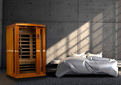 Dynamic Vittoria Elite 2-person Ultra Low EMF (Between 3-5MG) FAR Infrared Sauna (Canadian Hemlock)
DYN-6220-01 Elite