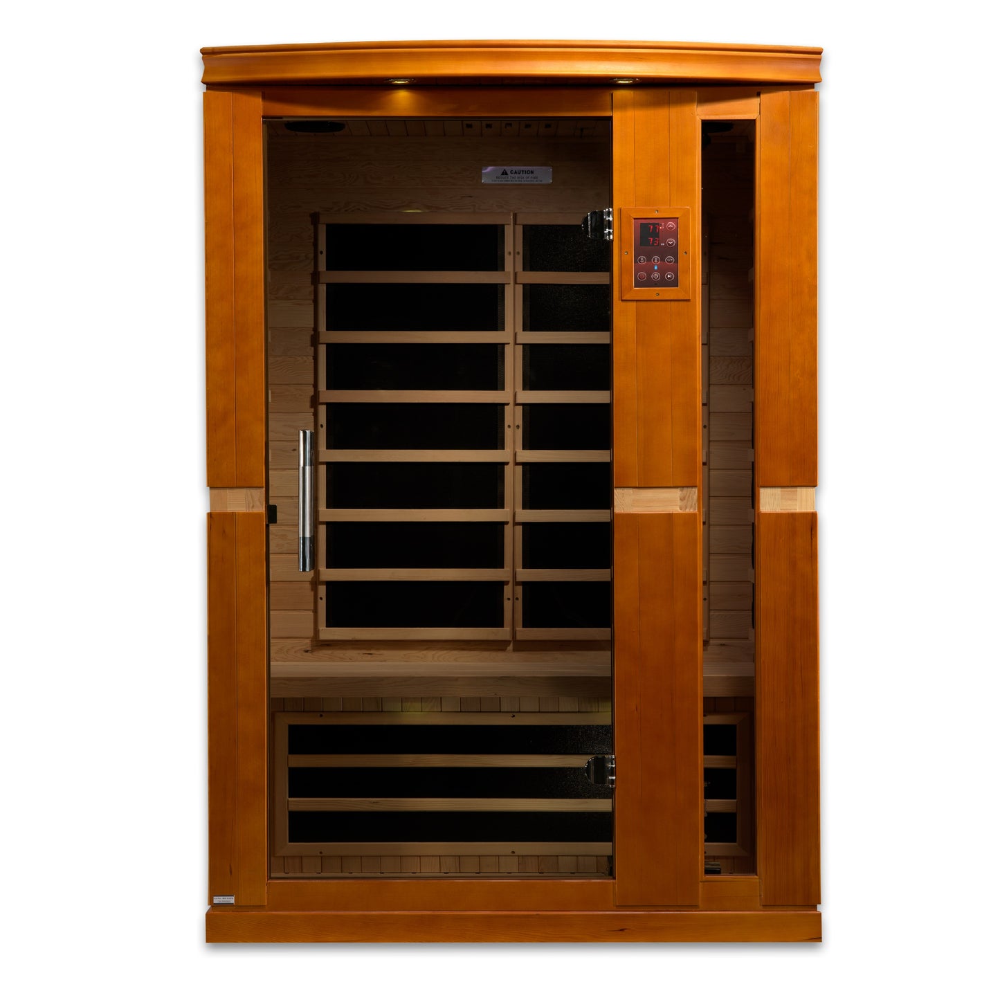 Dynamic Vittoria 2-person Low EMF (Between 5-10MG) FAR Infrared Sauna (Canadian Hemlock) DYN-6220-01
