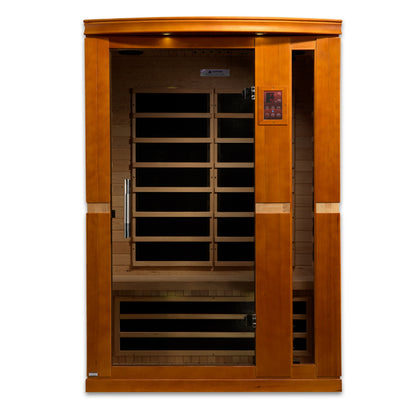 Dynamic Vittoria 2-person Low EMF (Between 5-10MG) FAR Infrared Sauna (Canadian Hemlock) DYN-6220-01
