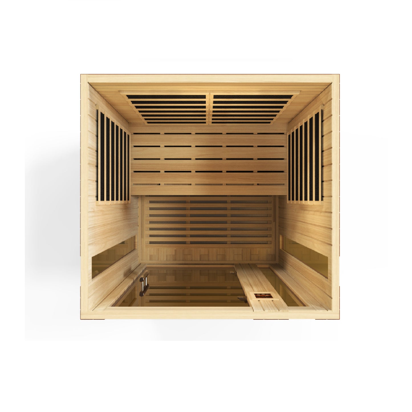 Dynamic Vittoria 2-person Low EMF (Between 5-10MG) FAR Infrared Sauna (Canadian Hemlock) DYN-6220-01

