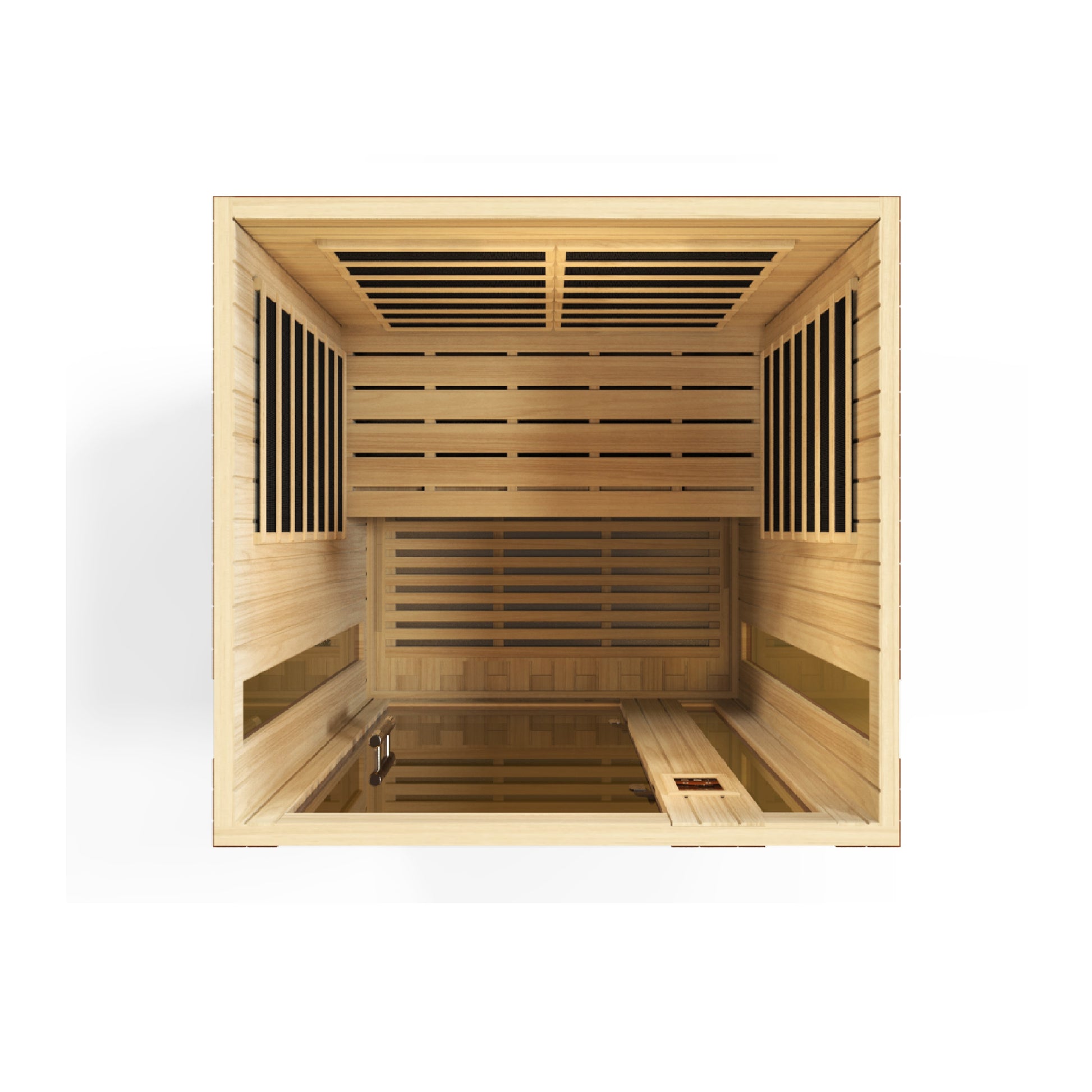 Dynamic Vittoria 2-person Low EMF (Between 5-10MG) FAR Infrared Sauna (Canadian Hemlock) DYN-6220-01
