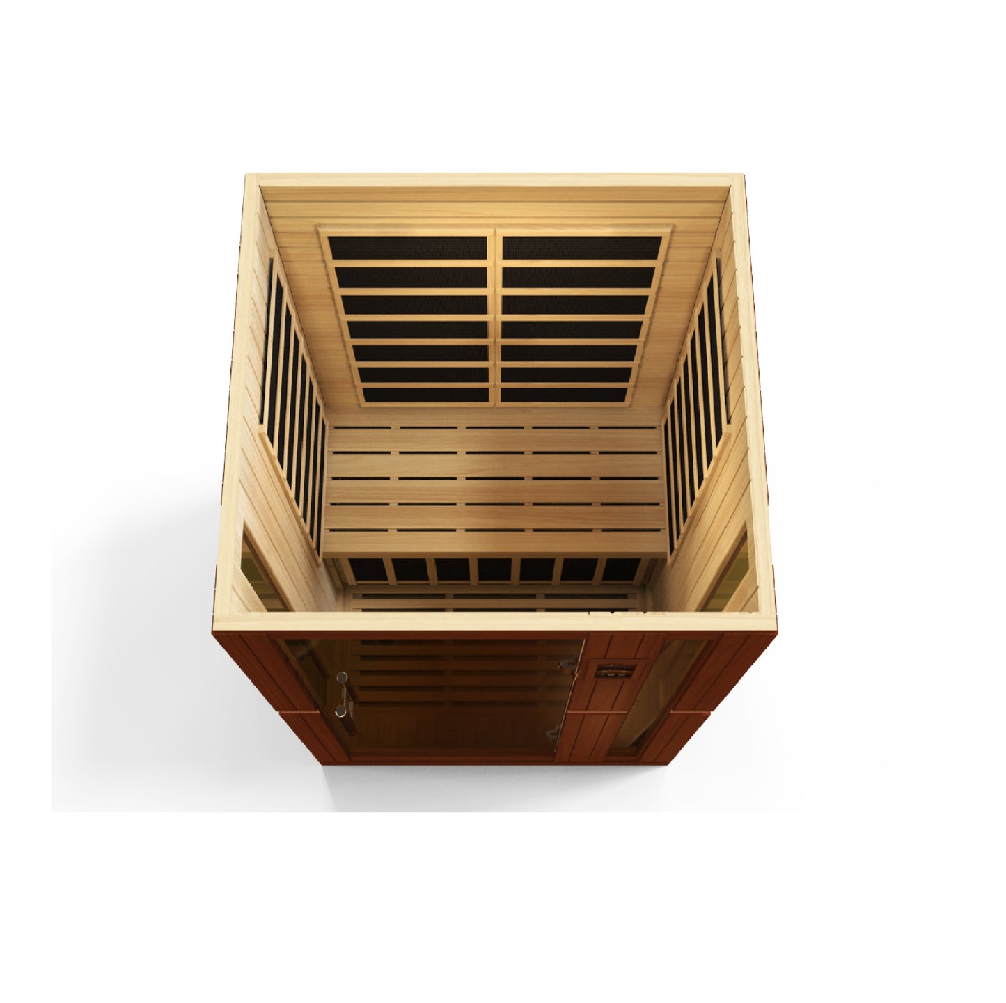 Dynamic Vittoria 2-person Low EMF (Between 5-10MG) FAR Infrared Sauna (Canadian Hemlock) DYN-6220-01
