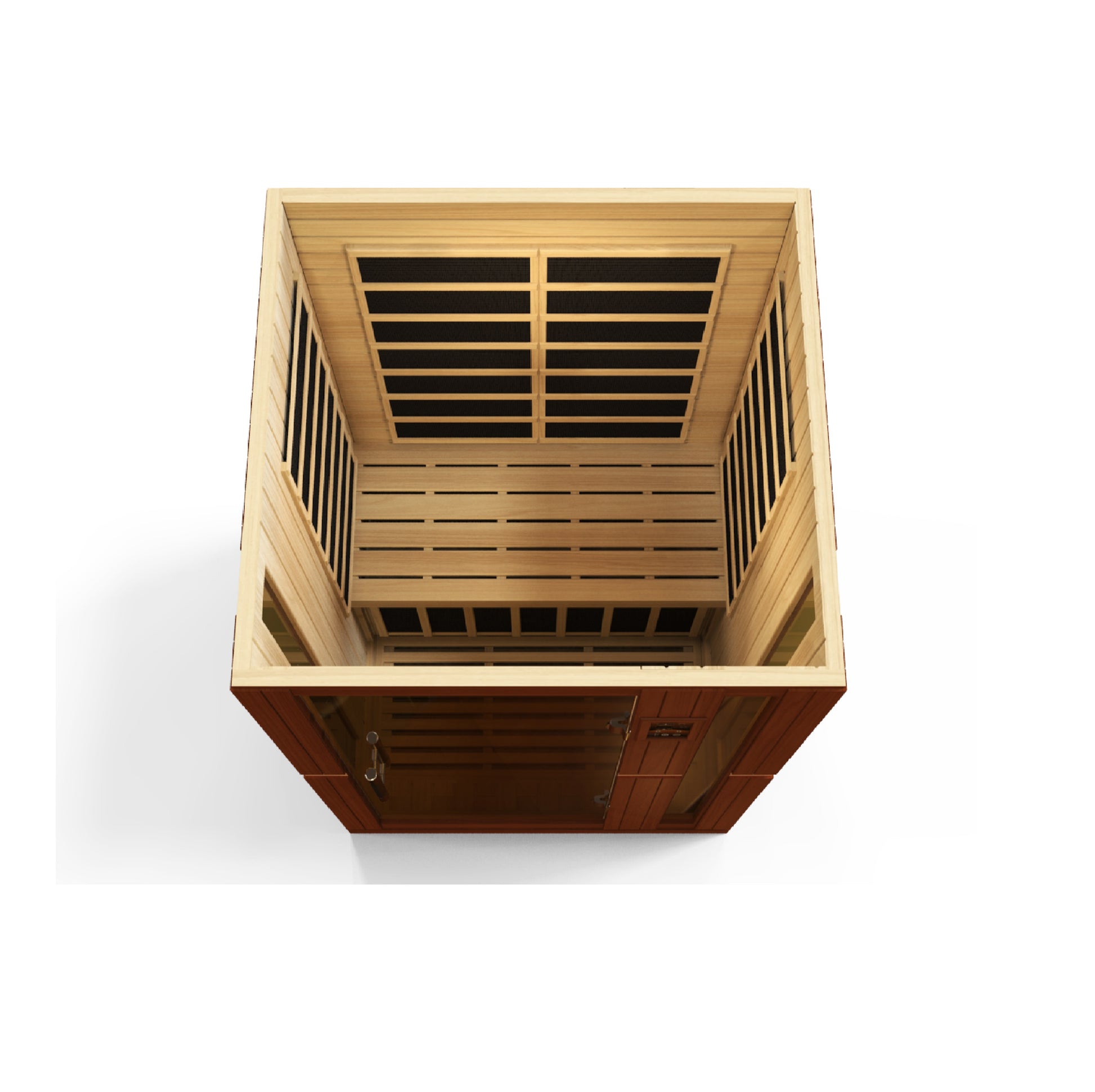 Dynamic Vittoria 2-person Low EMF (Between 5-10MG) FAR Infrared Sauna (Canadian Hemlock) DYN-6220-01
