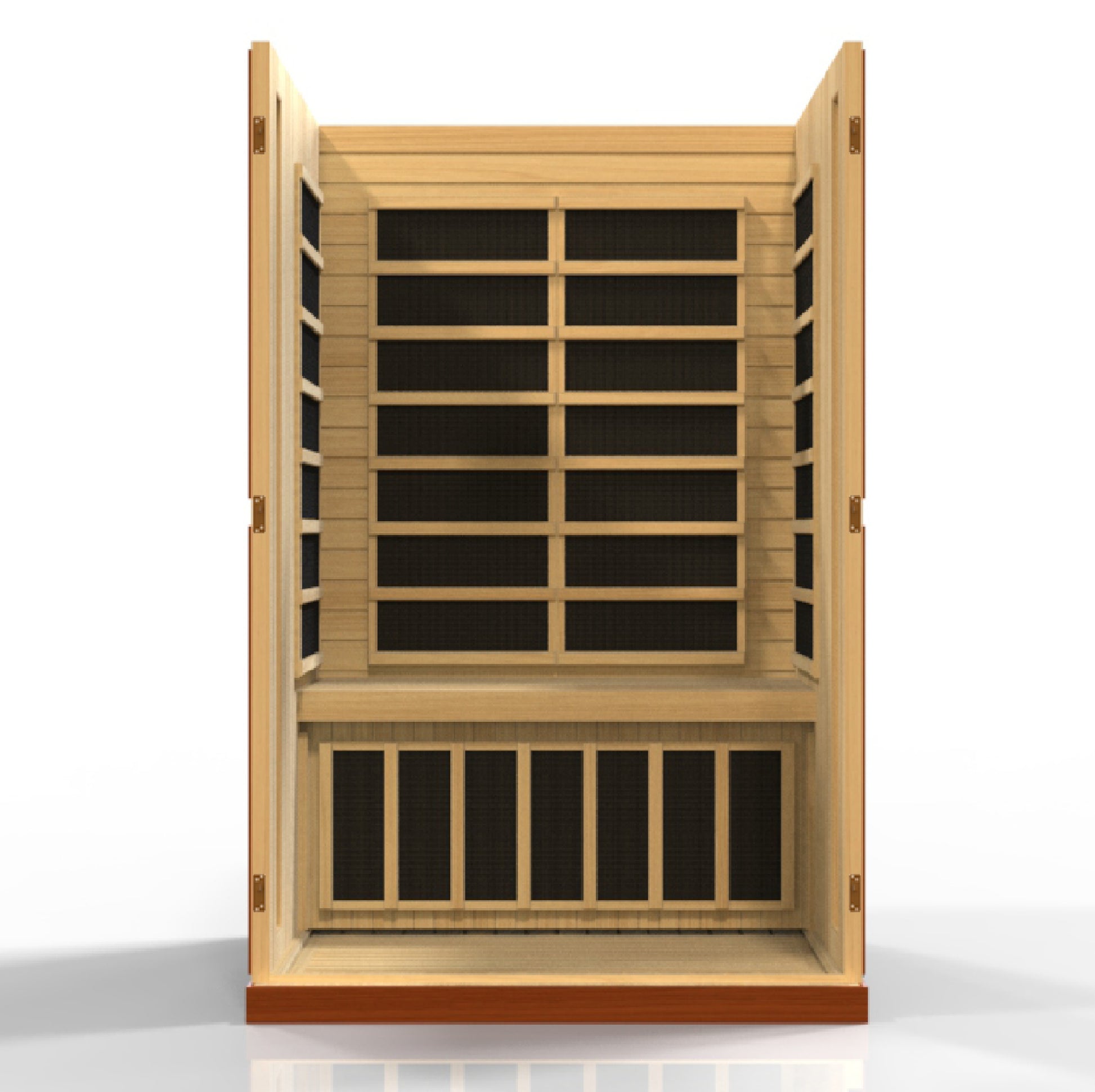 Dynamic Vittoria 2-person Low EMF (Between 5-10MG) FAR Infrared Sauna (Canadian Hemlock) DYN-6220-01
