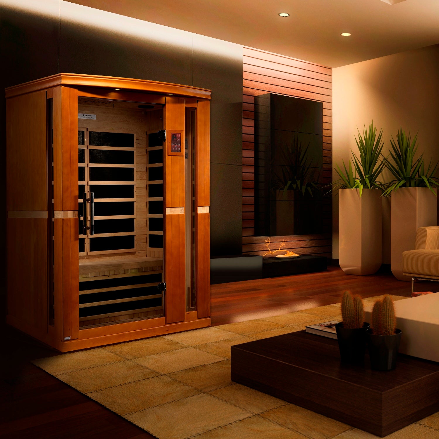 Dynamic Vittoria Elite 2-person Ultra Low EMF (Between 3-5MG) FAR Infrared Sauna (Canadian Hemlock)
DYN-6220-01 Elite