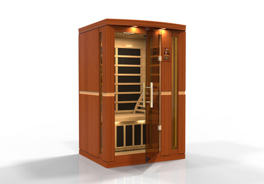 Dynamic Vittoria Elite 2-person Ultra Low EMF (Between 3-5MG) FAR Infrared Sauna (Canadian Hemlock)
DYN-6220-01 Elite