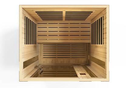 Dynamic Vittoria Elite 2-person Ultra Low EMF (Between 3-5MG) FAR Infrared Sauna (Canadian Hemlock)
DYN-6220-01 Elite