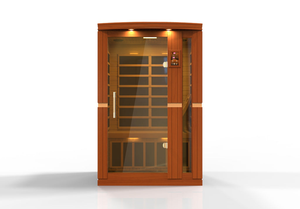 Dynamic Vittoria Elite 2-person Ultra Low EMF (Between 3-5MG) FAR Infrared Sauna (Canadian Hemlock)
DYN-6220-01 Elite