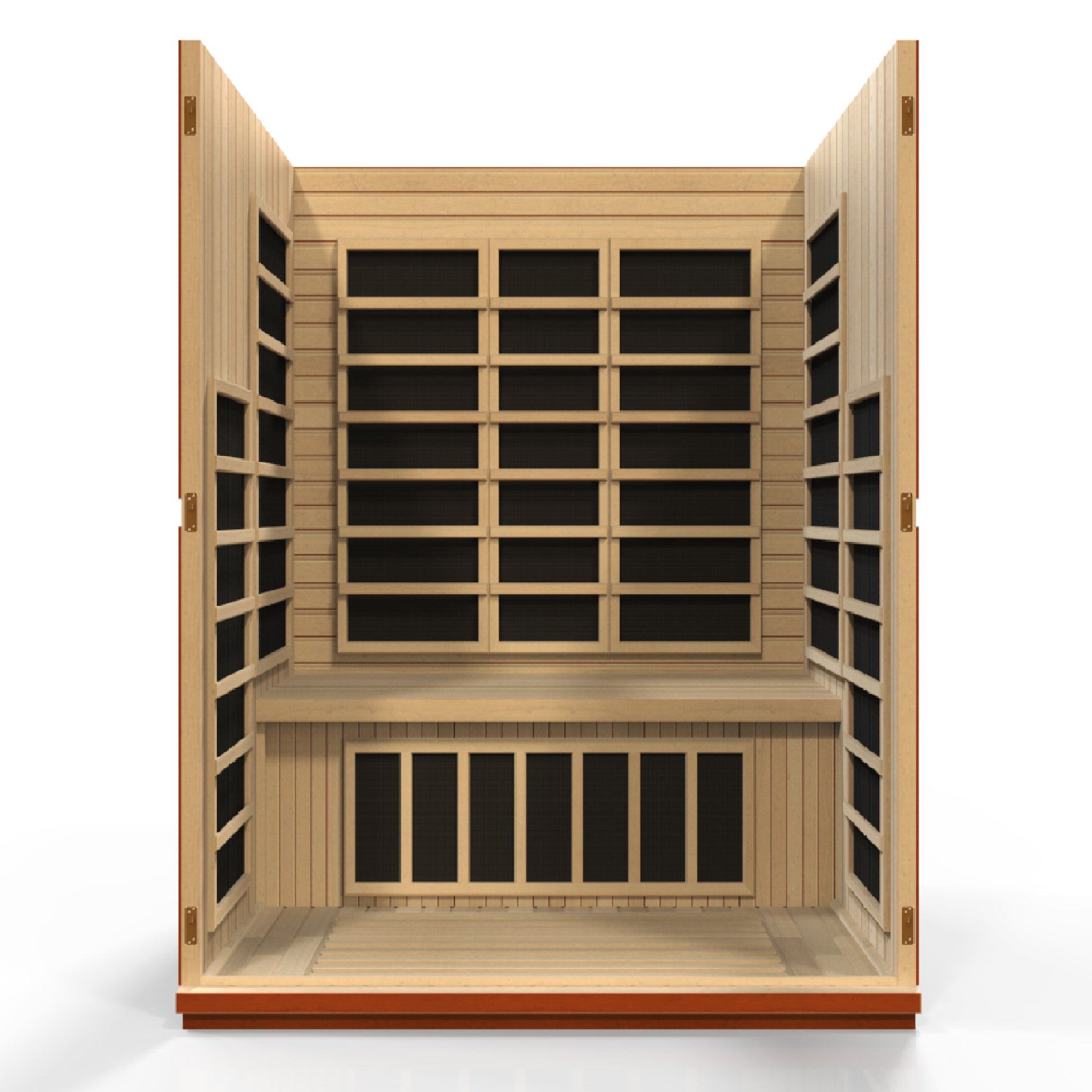 Dynamic Bellagio 3-person Low EMF (Between 5-10MG) FAR Infrared Sauna (Canadian Hemlock) DYN-6306-02