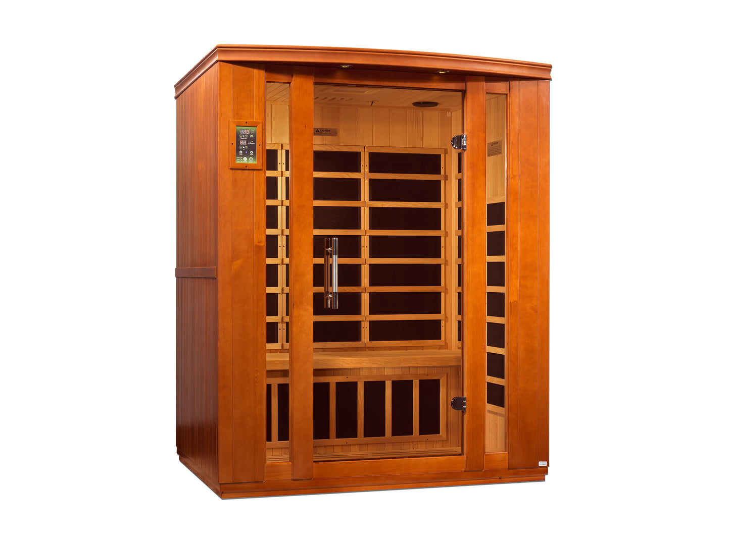 Dynamic Bellagio 3-person Low EMF (Between 5-10MG) FAR Infrared Sauna (Canadian Hemlock) DYN-6306-02