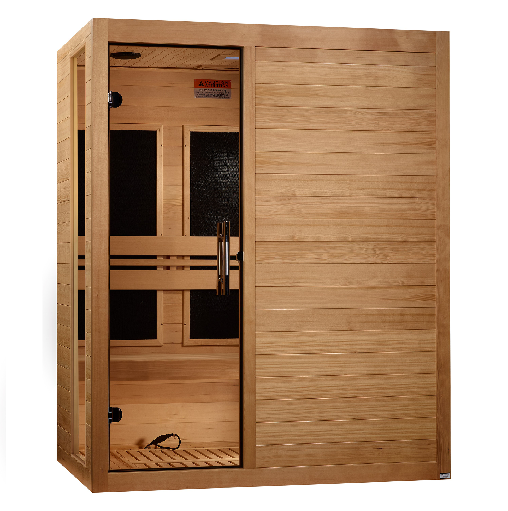 Dynamic Toscana Elite 3-person Ultra Low EMF (Between 3-5MG) FAR Infrared Sauna (Canadian Hemlock)
DYN-6315-05 Elite