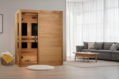 Dynamic Toscana 3-person Low EMF (Between 5-10MG) FAR Infrared Sauna (Canadian Hemlock) DYN-6315-05