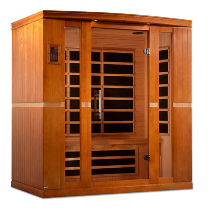 Dynamic Bergamo 4-person Low EMF (Between 5-10MG) FAR Infrared Sauna (Canadian Hemlock) DYN-6440-01
