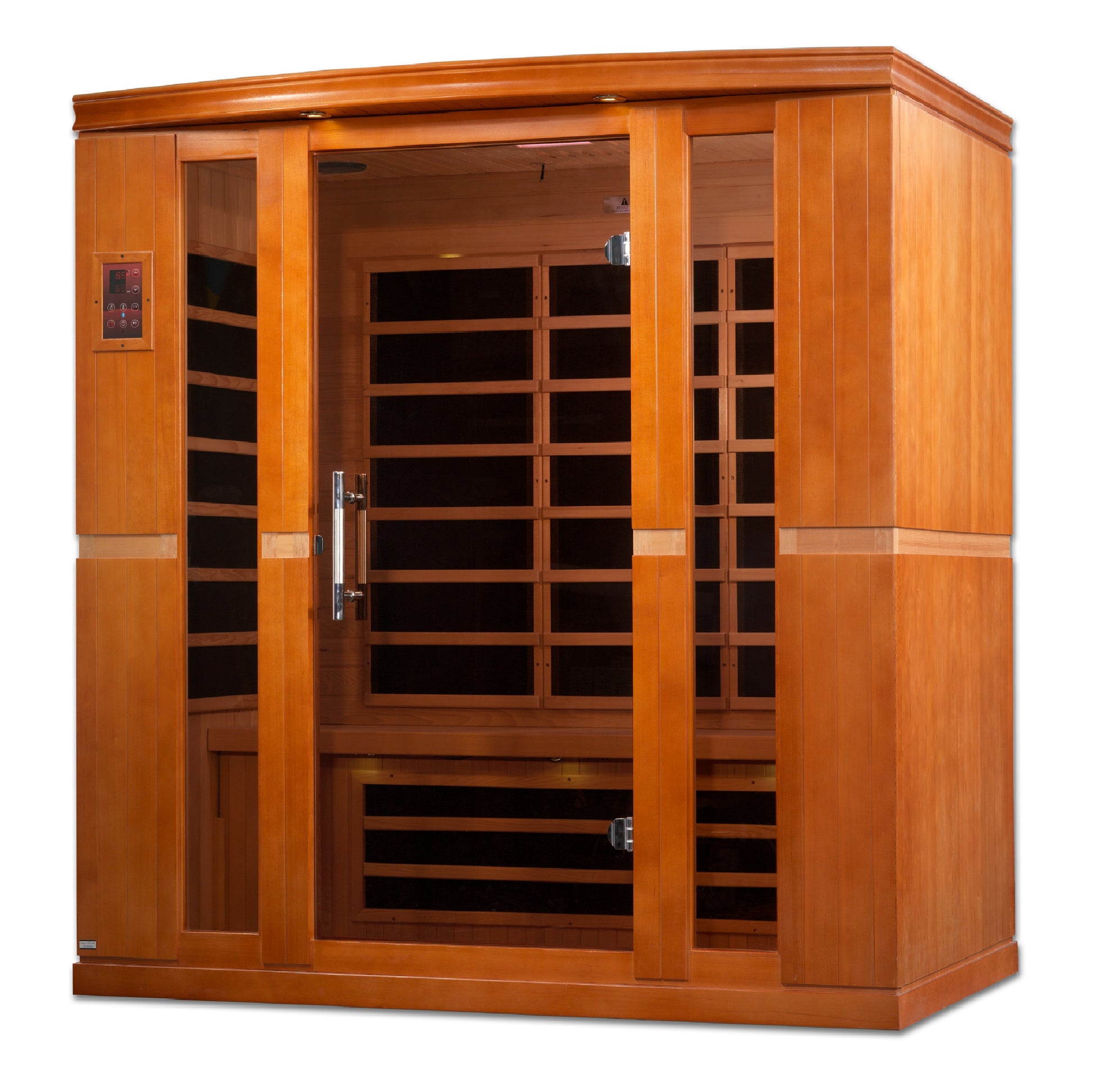Dynamic Bergamo 4-person Low EMF (Between 5-10MG) FAR Infrared Sauna (Canadian Hemlock) DYN-6440-01