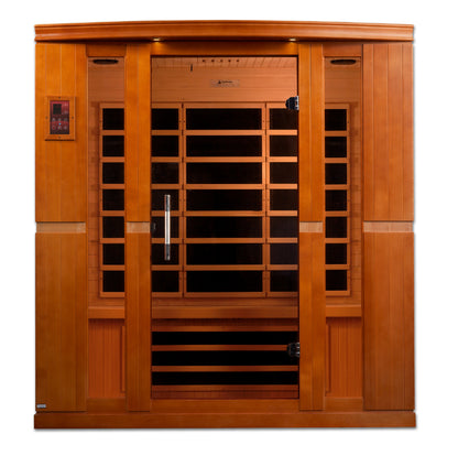 Dynamic Bergamo 4-person Low EMF (Between 5-10MG) FAR Infrared Sauna (Canadian Hemlock) DYN-6440-01
