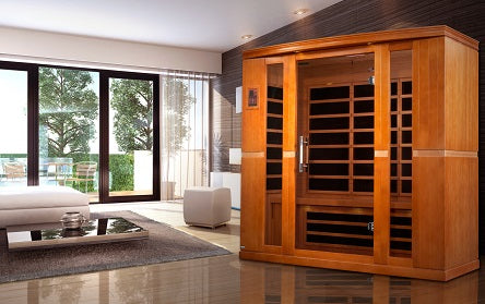Dynamic Bergamo Elite 4-person Ultra Low EMF (Between 3-5MG) FAR Infrared Sauna (Canadian Hemlock)
DYN-6440-01 Elite