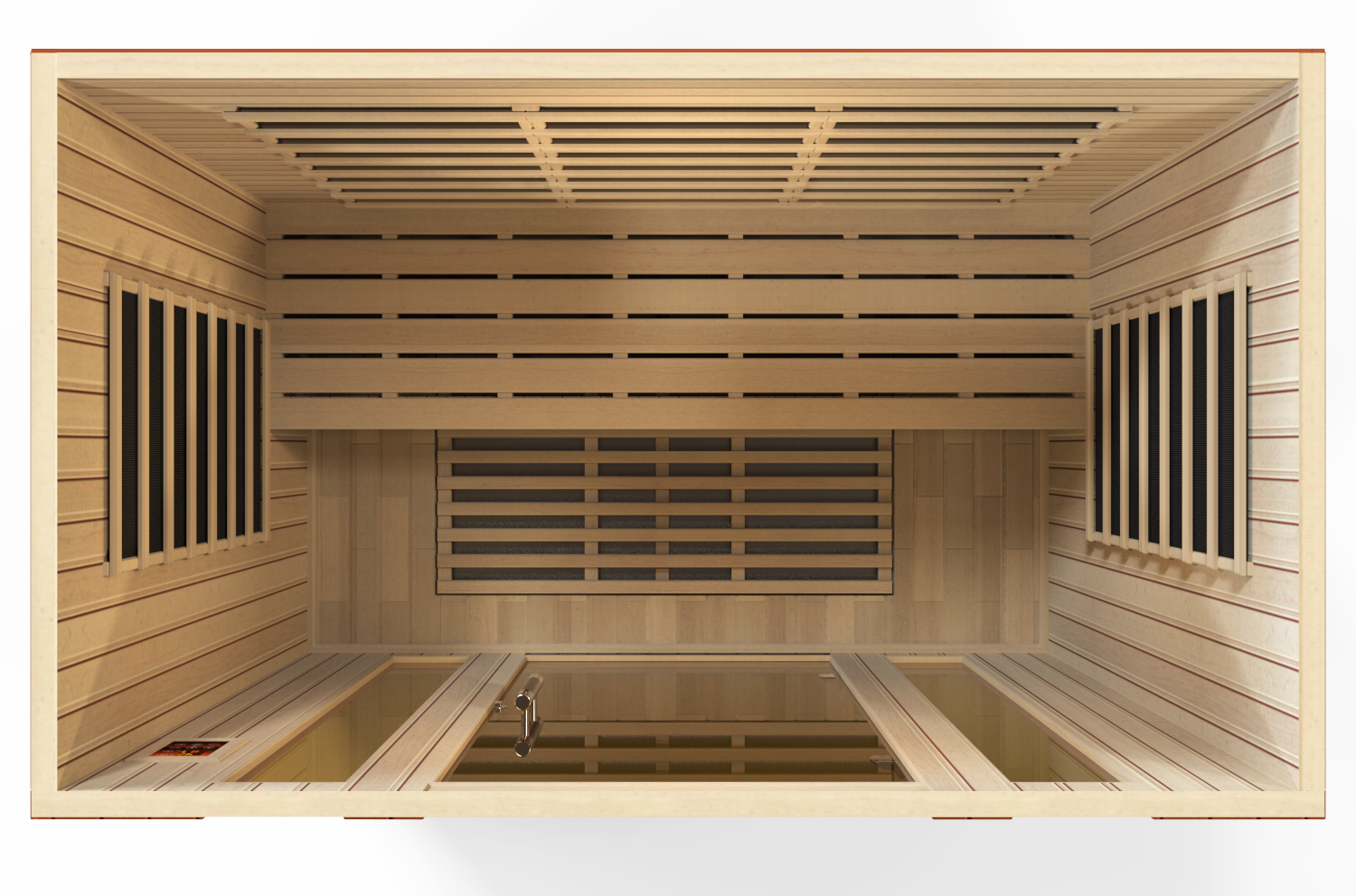 Dynamic Bergamo Elite 4-person Ultra Low EMF (Between 3-5MG) FAR Infrared Sauna (Canadian Hemlock)
DYN-6440-01 Elite