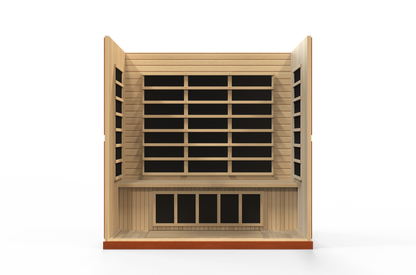 Dynamic Bergamo Elite 4-person Ultra Low EMF (Between 3-5MG) FAR Infrared Sauna (Canadian Hemlock)
DYN-6440-01 Elite