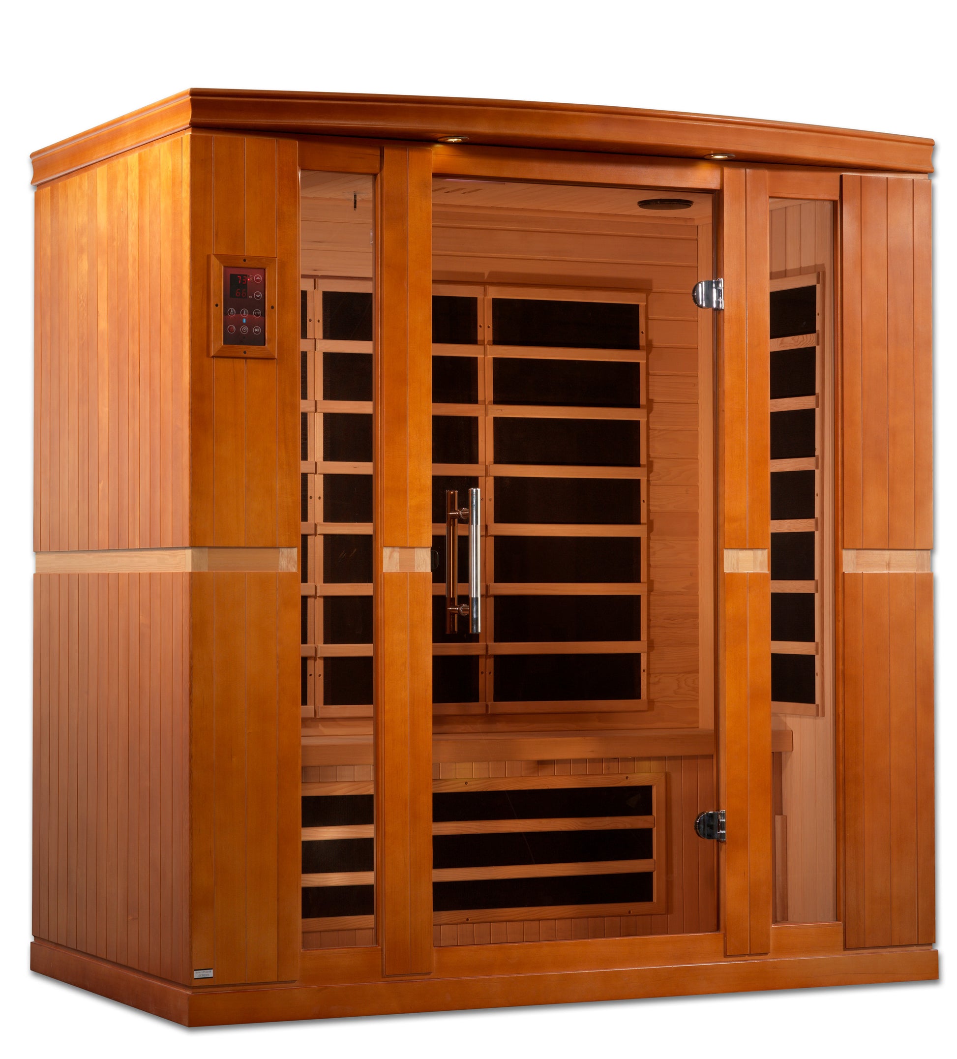 Dynamic Bergamo Elite 4-person Ultra Low EMF (Between 3-5MG) FAR Infrared Sauna (Canadian Hemlock)
DYN-6440-01 Elite