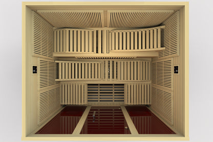 Dynamic Monaco Elite 6-person Ultra Low EMF (Between 3-5MG) FAR Infrared Sauna (Canadian Hemlock)
DYN-6996-01 Elite