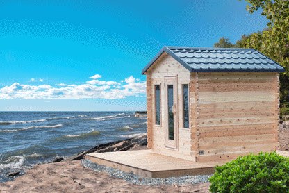 Georgian Cabin Sauna at the beach
