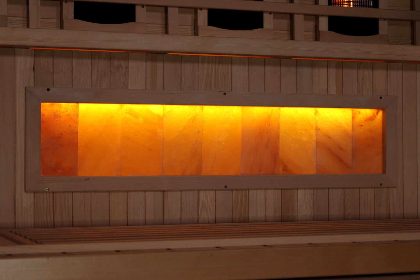 Golden Designs 4-Person Full Spectrum PureTech™ Near Zero EMF (Under 3MG) FAR Infrared Sauna with Himalayan Salt Bar (Canadian Hemlock)