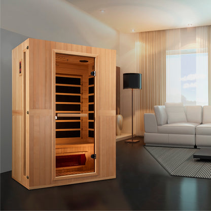 Maxxus 2-Person Low EMF (Between 5-10MG) FAR Infrared Sauna (Canadian Hemlock) MX-LS2-01
