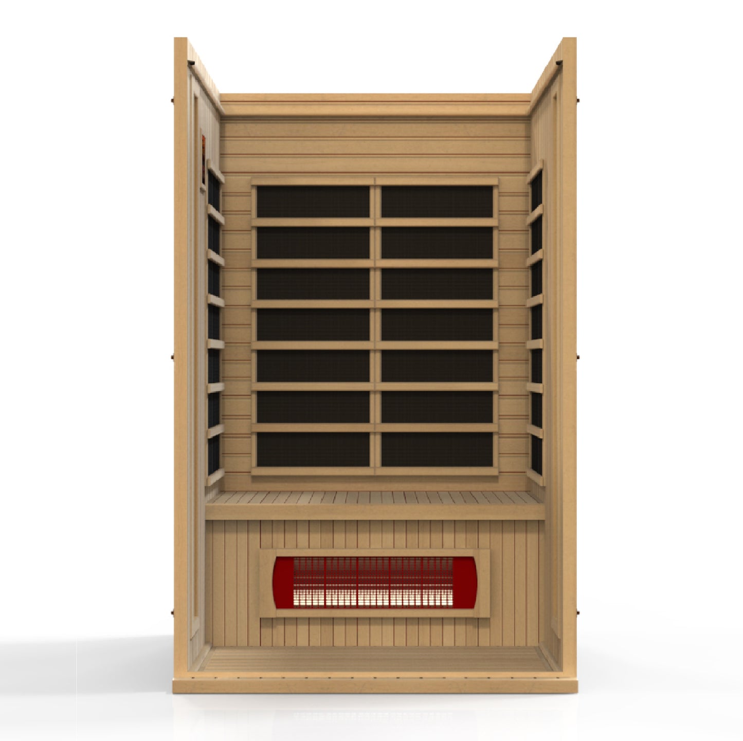 Maxxus 2-Person Low EMF (Between 5-10MG) FAR Infrared Sauna (Canadian Hemlock) MX-LS2-01
