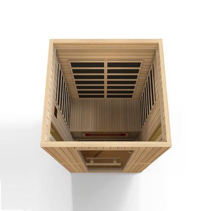 Maxxus 2-Person Low EMF (Between 5-10MG) FAR Infrared Sauna (Canadian Hemlock) MX-LS2-01
