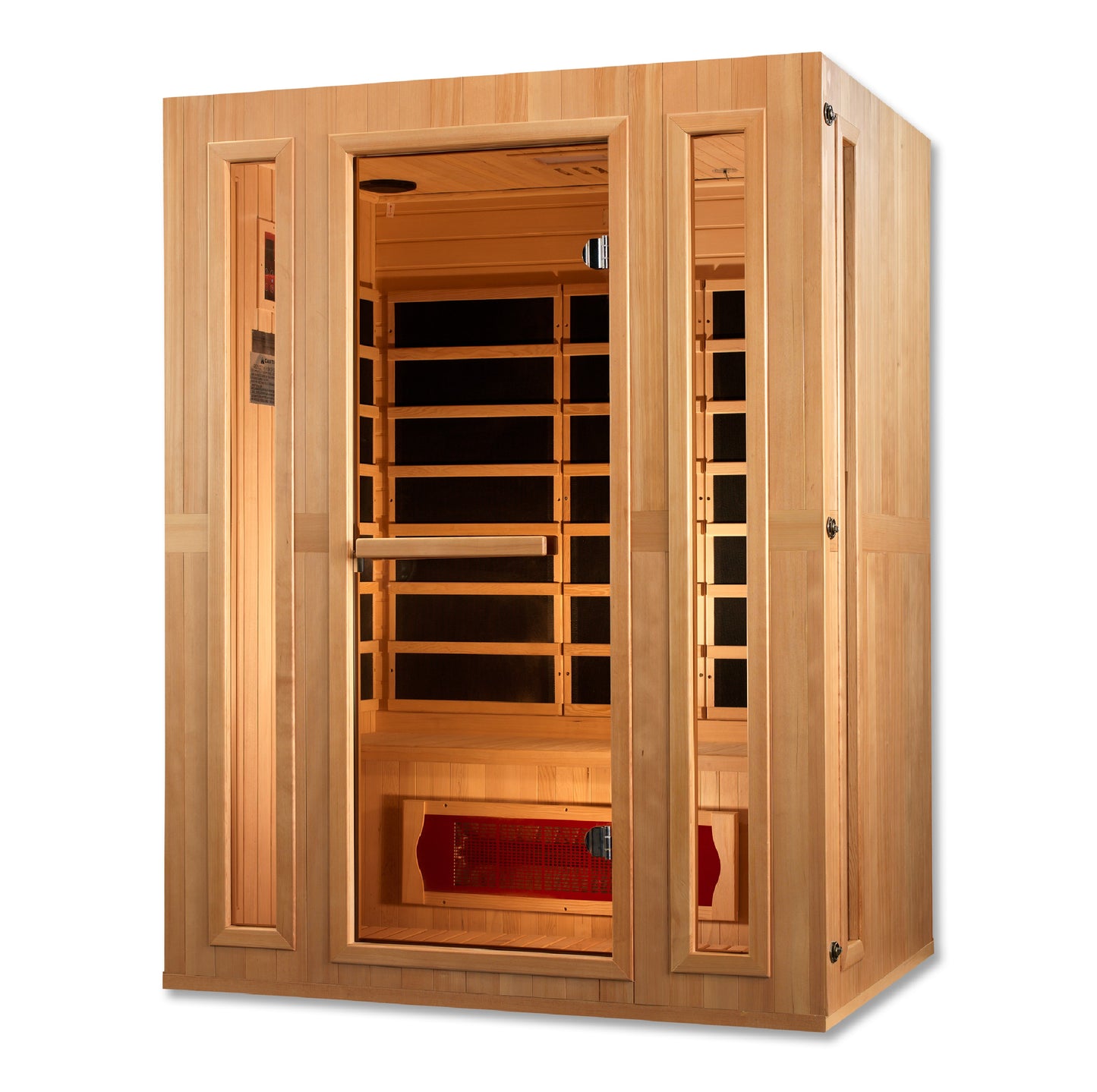 Maxxus 3-Person Low EMF (Between 5-10MG) FAR Infrared Sauna (Canadian Hemlock) MX-LS3-01
