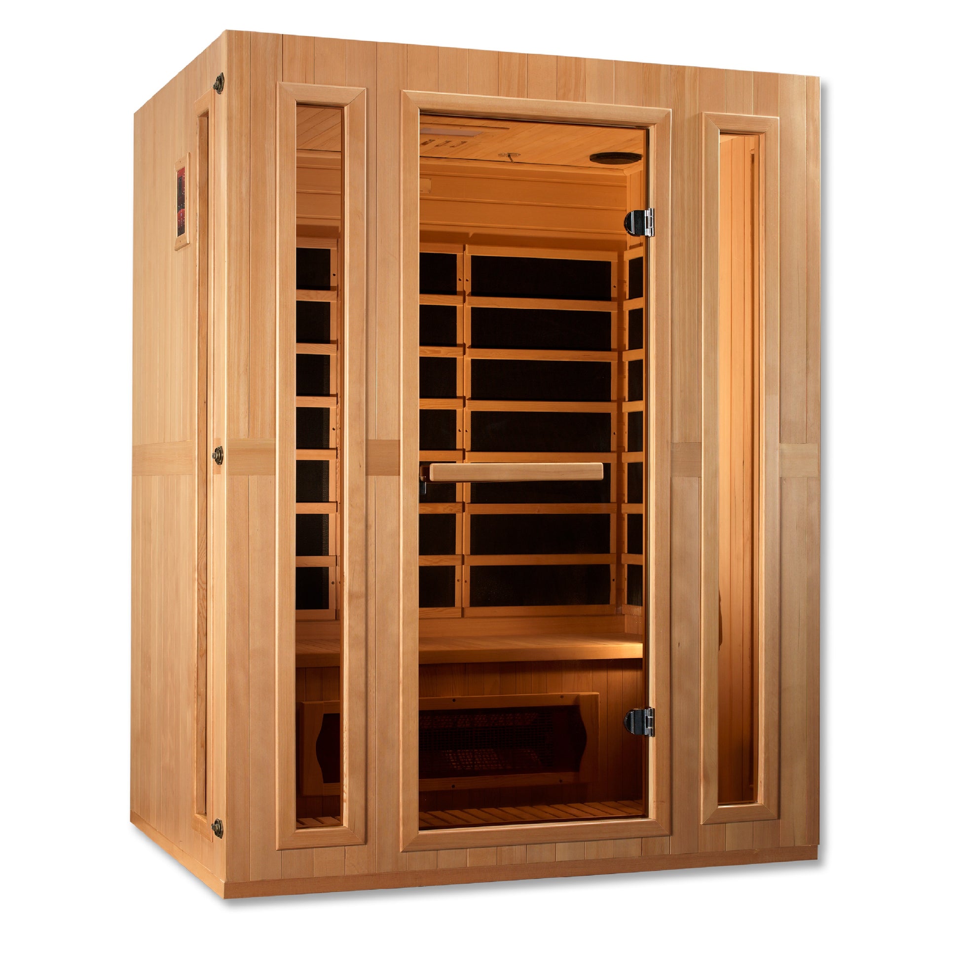 Maxxus 3-Person Low EMF (Between 5-10MG) FAR Infrared Sauna (Canadian Hemlock) MX-LS3-01
