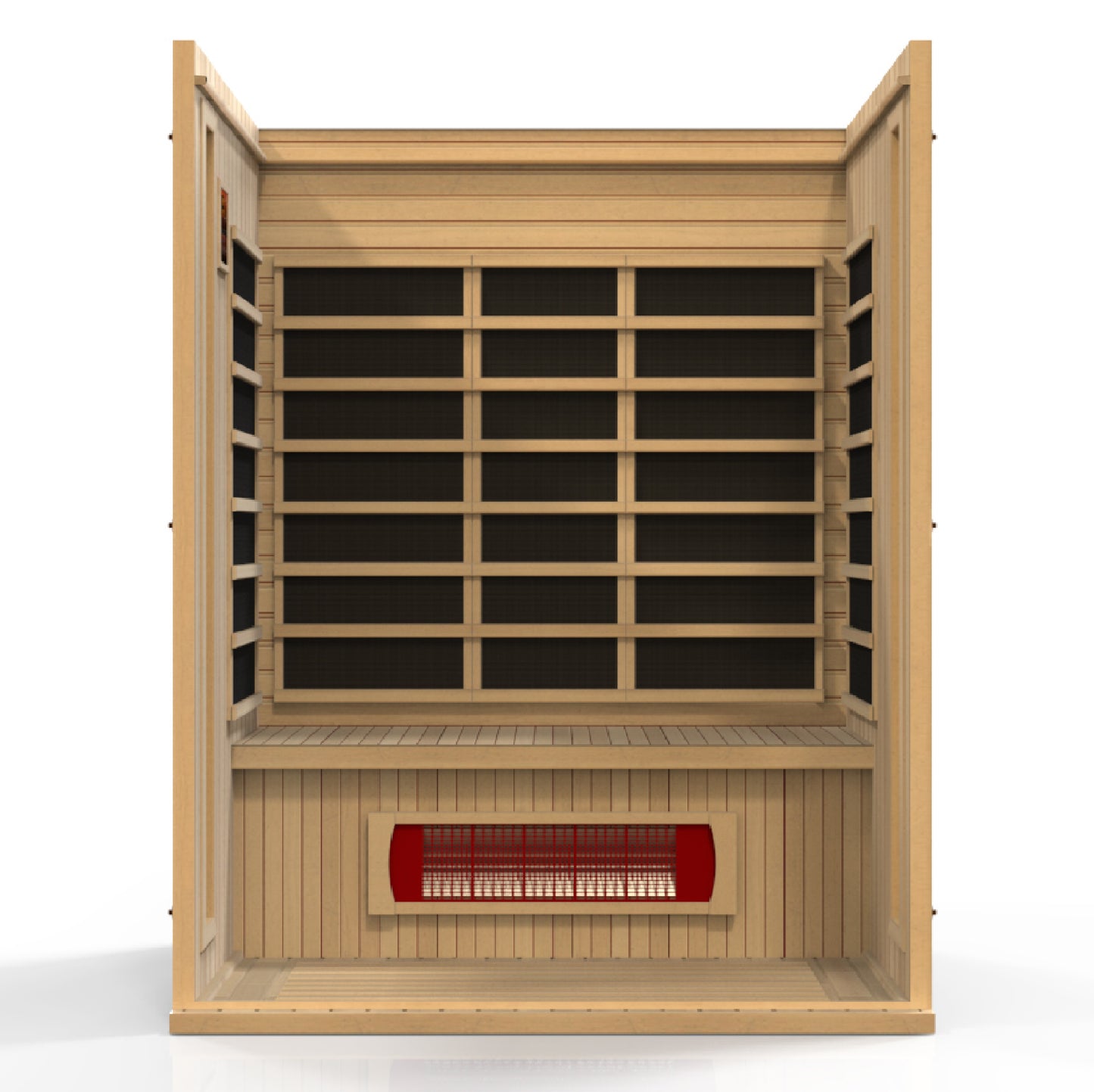 Maxxus 3-Person Low EMF (Between 5-10MG) FAR Infrared Sauna (Canadian Hemlock) MX-LS3-01
