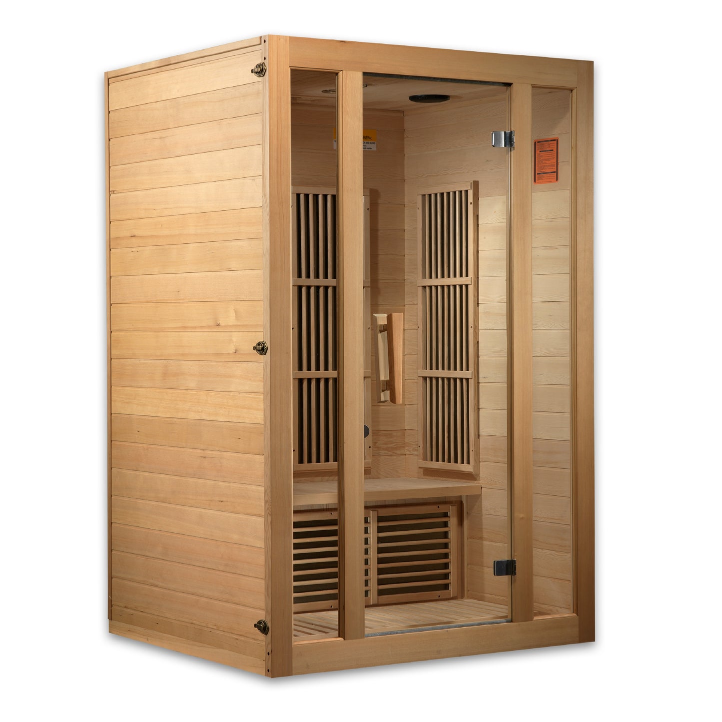 Maxxus Seattle 2-Person Near Zero EMF (Under 3MG) FAR Infrared Sauna (Canadian Hemlock) MX-J206-01-ZF