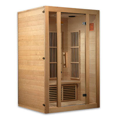 Maxxus Seattle 2-Person Near Zero EMF (Under 3MG) FAR Infrared Sauna (Canadian Hemlock) MX-J206-01-ZF
