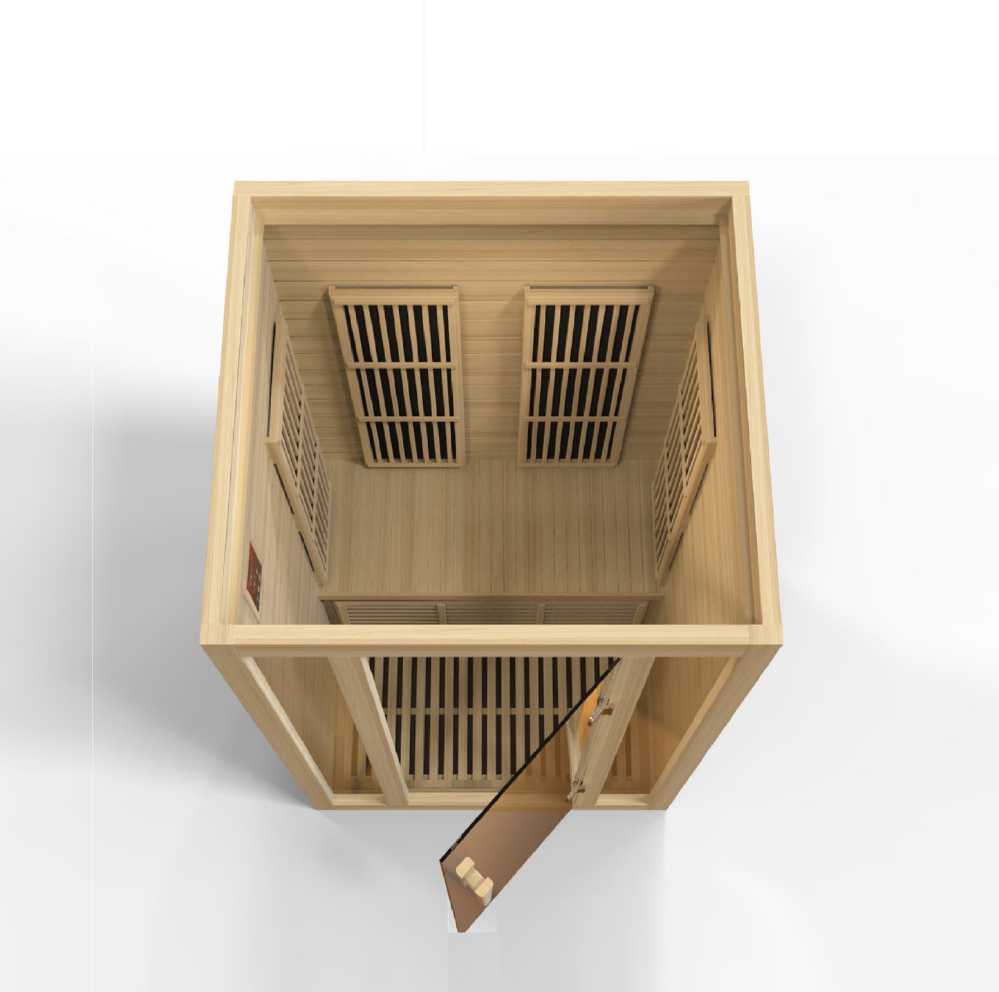 Maxxus Seattle 2-Person Near Zero EMF (Under 3MG) FAR Infrared Sauna (Canadian Hemlock) MX-J206-01-ZF