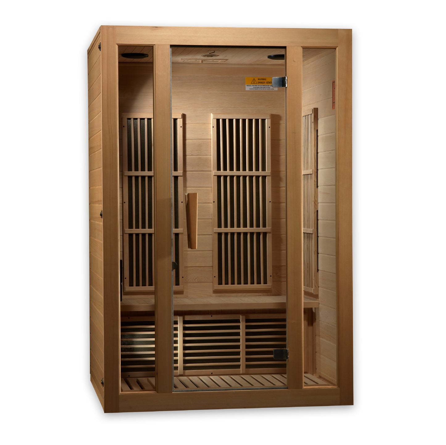 Maxxus Seattle 2-Person Near Zero EMF (Under 3MG) FAR Infrared Sauna (Canadian Hemlock) MX-J206-01-ZF