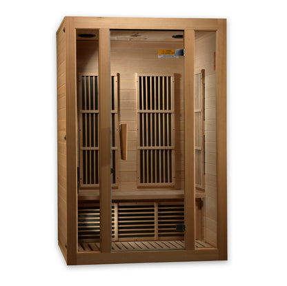Maxxus Seattle 2-Person Low EMF (Between 5-10MG) FAR Infrared Sauna (Canadian Hemlock) MX-J206-01
