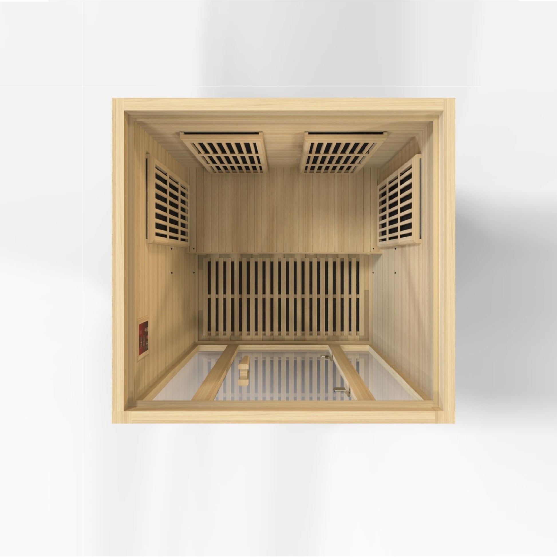 Maxxus Seattle 2-Person Low EMF (Between 5-10MG) FAR Infrared Sauna (Canadian Hemlock) MX-J206-01
