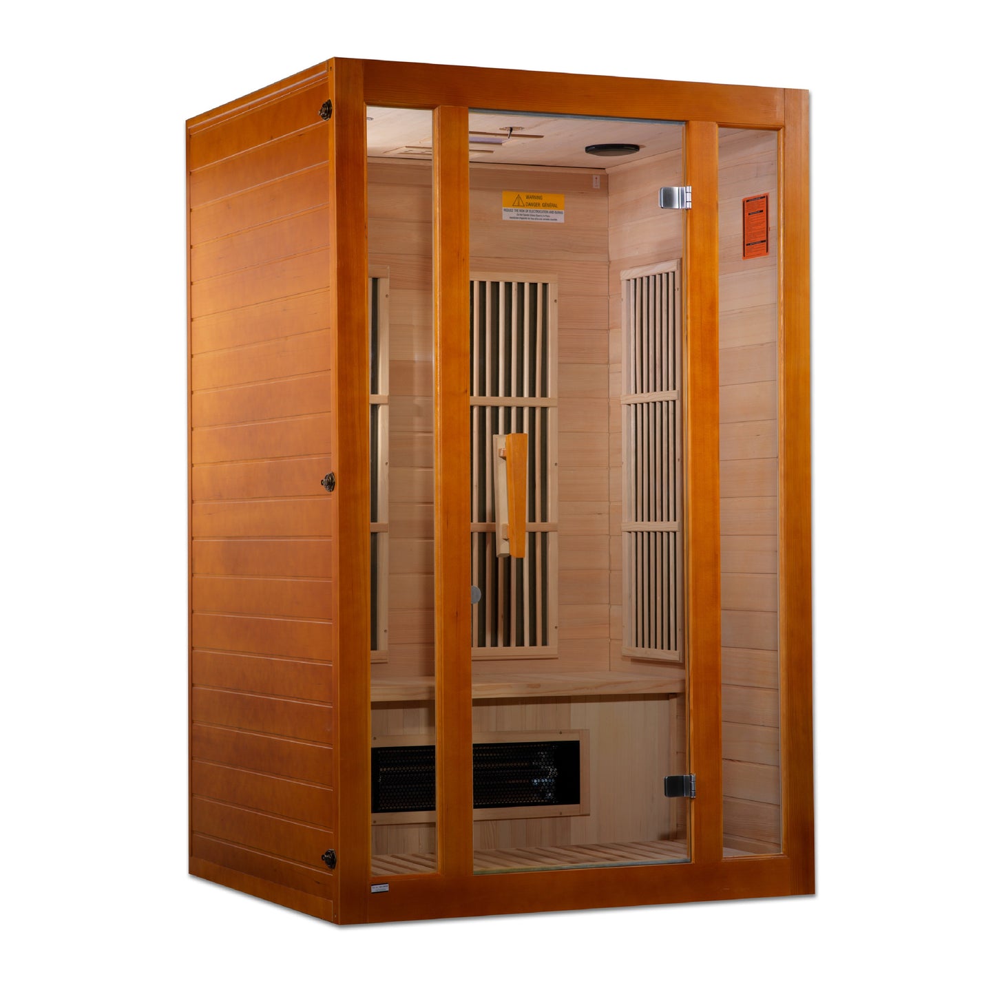 Maxxus 2-Person Low EMF (Between 5-10MG) FAR Infrared Sauna (Canadian Hemlock) MX-J206-02S
