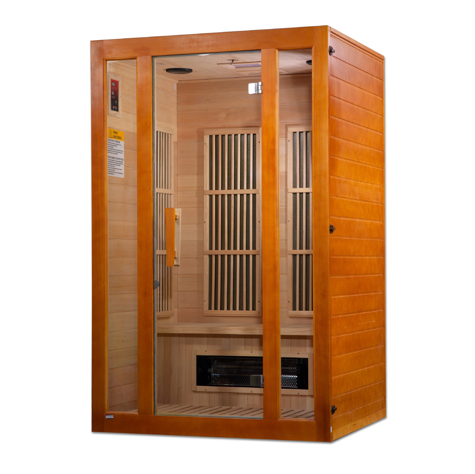 Maxxus 2-Person Low EMF (Between 5-10MG) FAR Infrared Sauna (Canadian Hemlock) MX-J206-02S
