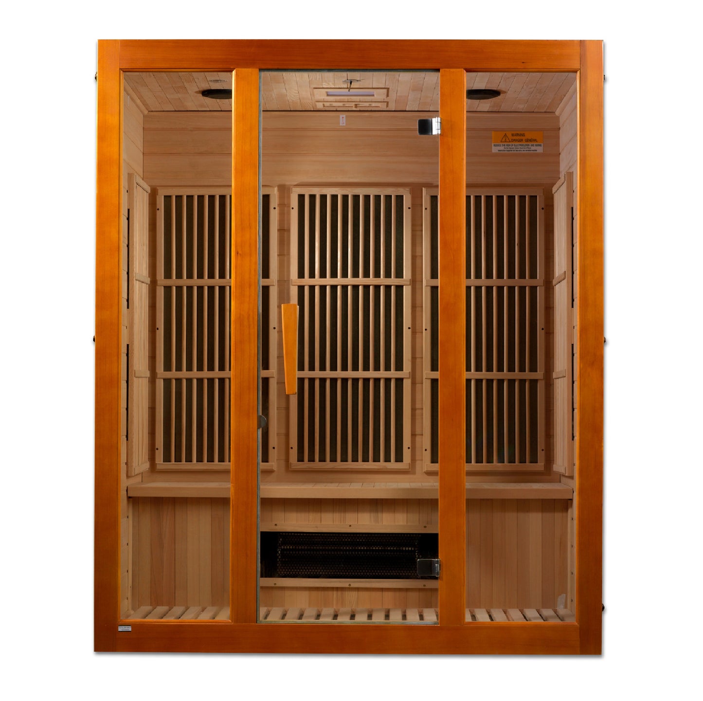 Maxxus 3-Person Low EMF (Between 5-10MG) FAR Infrared Sauna (Canadian Hemlock) MX-J306-02S
